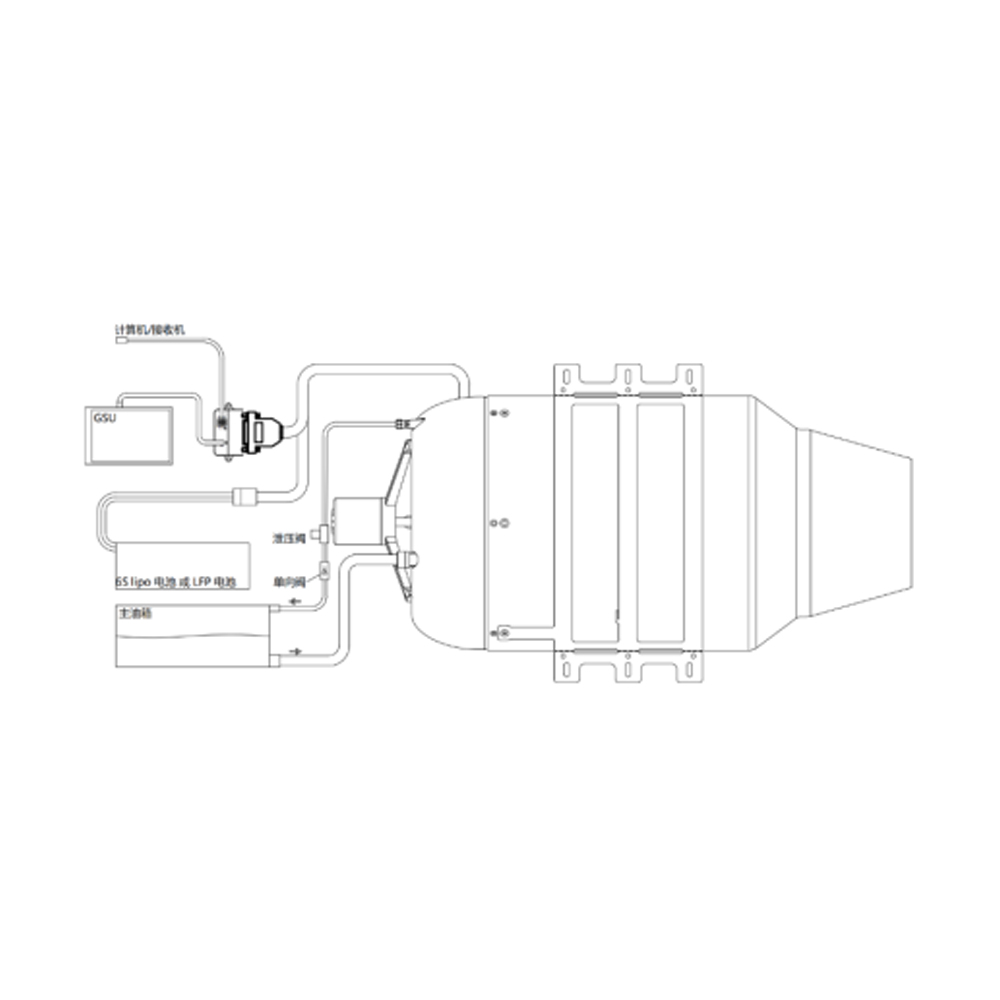 Микротурбореактивный двигатель PTE-1200A2
