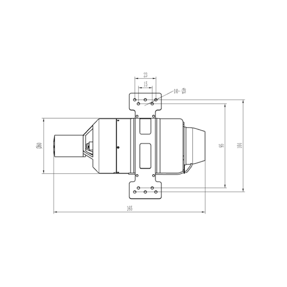 Микротурбореактивный двигатель PTE-45A1