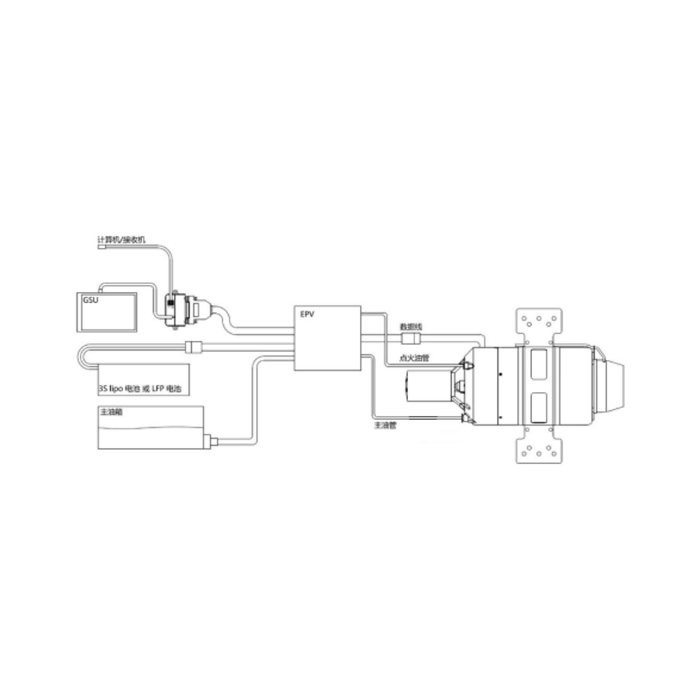 Микротурбореактивный двигатель PTE-45A1