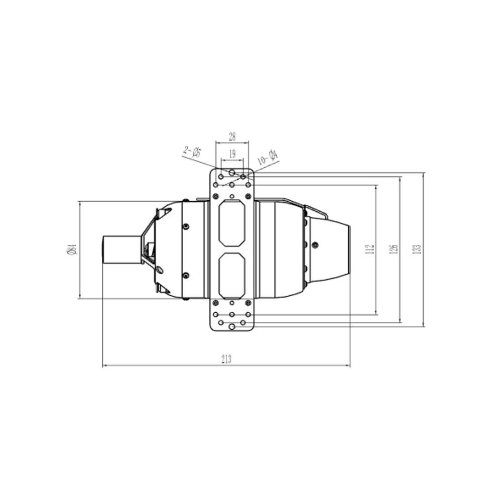 Микротурбореактивный двигатель PTE-80A1