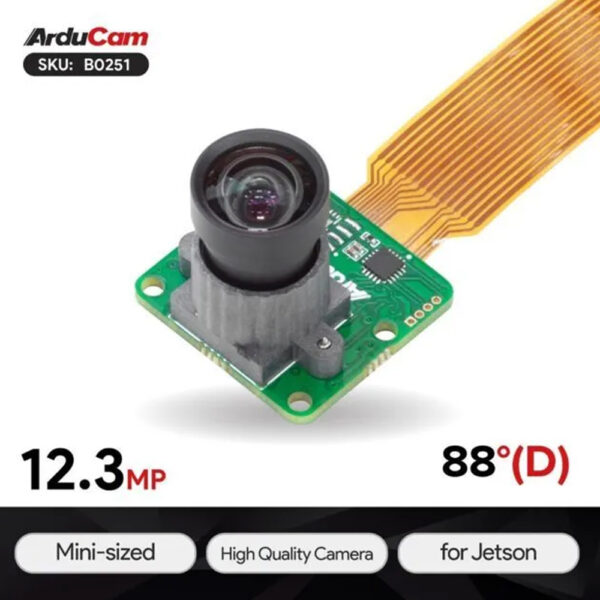 12.3 МП камера Arducam MINI High Quality 1/2.3" IMX477P M12 для NVIDIA® Jetson Nano/Xavier NX/AGX Orin/Orin Nano/Orin NX