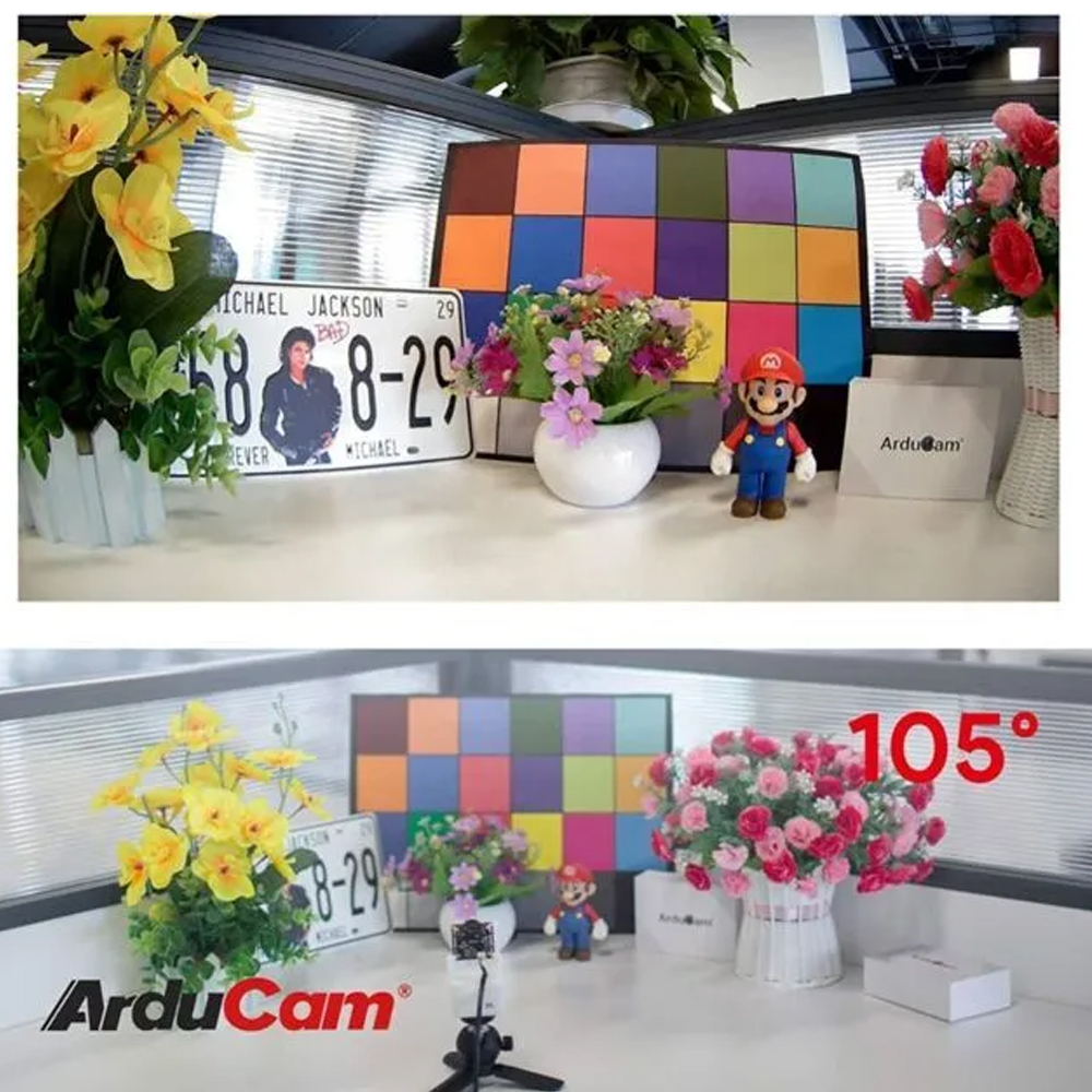 16МП камера Arducam с углом обзора 105° IMX298