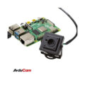 4K USB камера на сенсоре IMX219 в металлическом корпусе с двумя микрофонами для ПК, Raspberry Pi и Jetson Nano