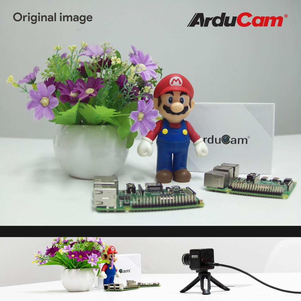 Комплект 12.3 МП камеры Arducam в металлическом корпусе, штативом, CSI-HDMI переходником, IMX477 1/2,3" CS объектив 6 мм для NVIDIA Jetson Nano/Xavier NX и NVIDIA Orin NX/AGX