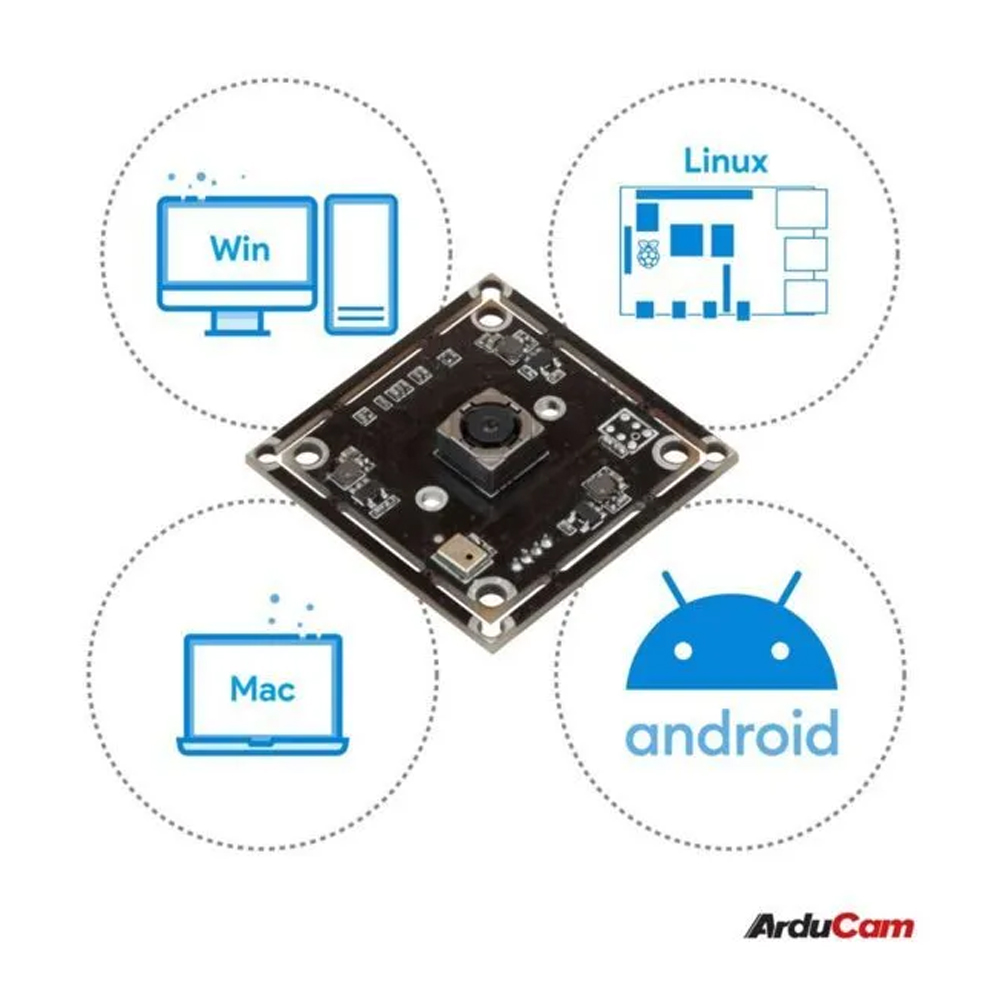 8МП USB камера на базе сенсора IMX179 с автофокусом и микрофоном поддерживает Windows, Linux, Android, и Mac OS