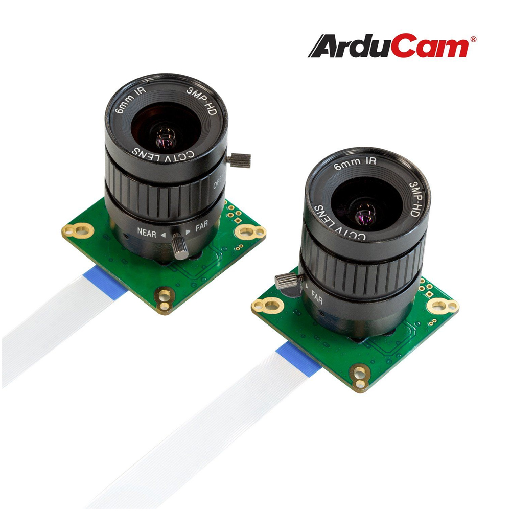 Комплект стереокамеры Arducam 12MP для Raspberry Pi 4, Pi 3/3B+, Pi Zero