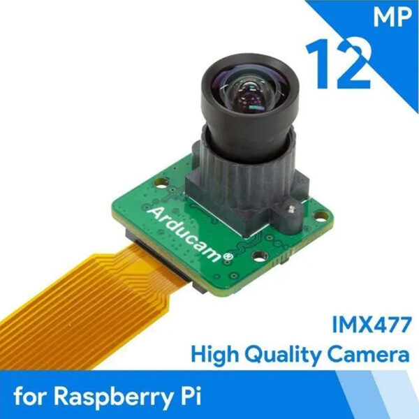 Камера высокого разрешения Arducam 12MP IMX477 Mini для Raspberry Pi