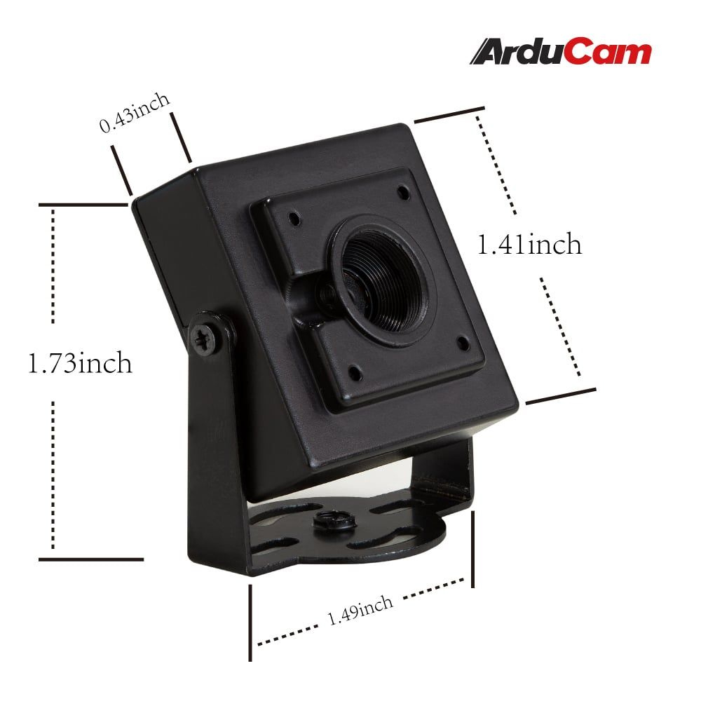 FullHD Камера Arducam 8MP (IMX179) с автофокусом и USB в металлическом корпусе
