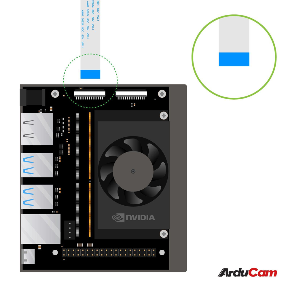 Камера Arducam 8MP M12 для замены камеры на модуле Raspberry Pi Camera V2 или Nvidia Jetson Nano (IMX219, M12, 70°)