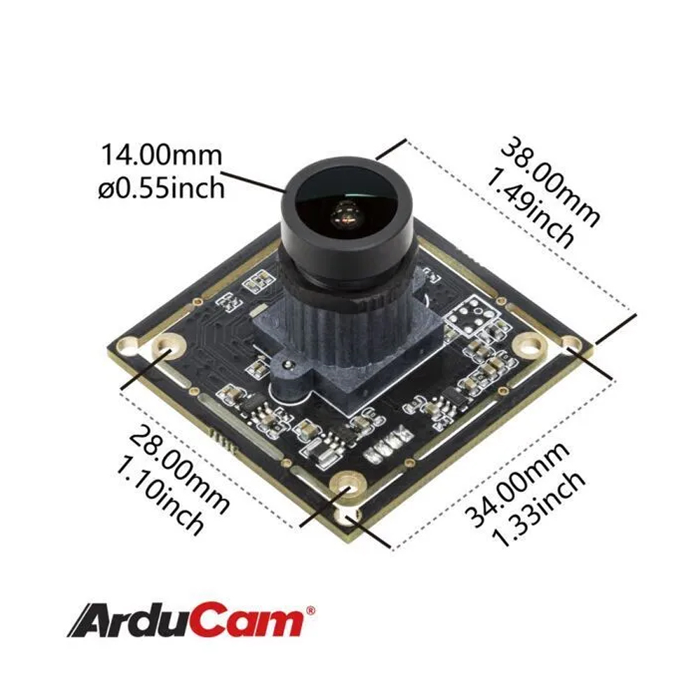 2МП камера Arducam USB UVC IMX291 0.001Lux Микрофон
