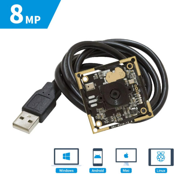 Камера Arducam 8 МП IMX179 1080P с автофокусом, микрофоном и USB