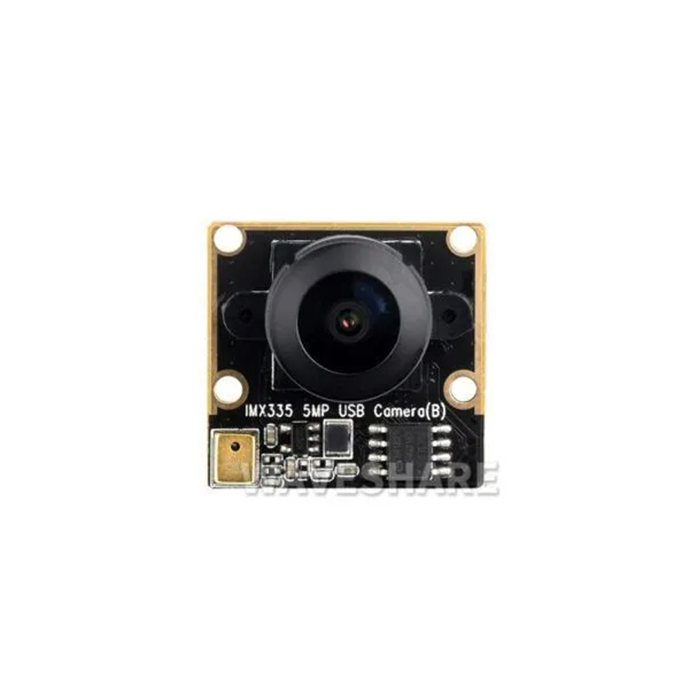 5МП камера Waveshare IMX335 WDR USB2.0 175° 3.65 мм 2K@30fps